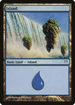 2x Island (#291) - Foil Champions of Kamigawa HP MTG - Image 1
