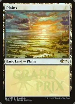 Plains - Foil Promo Grand Prix Promos HP MTG - Image 1