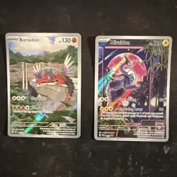 Koraidon 013 & Miraidon 014 SET SVP Black Star Promo Pokemon TCG - Image 1