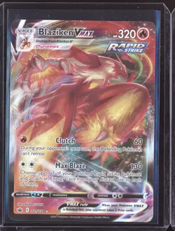 Blaziken VMAX 2021 Pokemon Chilling Reign Holo Rare VMAX 021/198 - Image 1