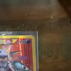 Pokemon Mewtwo EX TCG Full Art Holo Rare Card Breakthrough-Secret 164/162 - Image 3