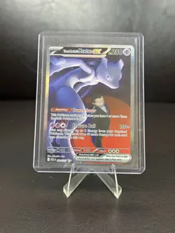 Pokemon TCG Team Rockets Mewtwo EX Full Art English Edition Card 281/217 - Image 1