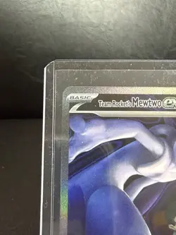 Pokemon TCG Team Rockets Mewtwo EX Full Art English Edition Card 281/217 - Image 2
