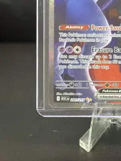 Pokemon TCG Team Rockets Mewtwo EX Full Art English Edition Card 281/217 - Image 4