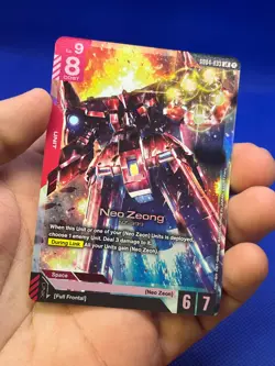 Gundam Card Game Phantom Aria Neo Zeong GD04-033 Legend Rare LR NM - Image 2