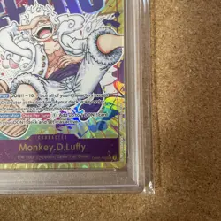 One Piece 2023 Gear 5 Monkey D Luffy OP05-119 English PSA 10 Alt Art SEC Card - Image 4