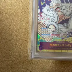 One Piece 2023 Gear 5 Monkey D Luffy OP05-119 English PSA 10 Alt Art SEC Card - Image 5