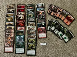 60 Card MTG Red Green Creature Deck – Big Stompy – Gruul Aggro – Ready to Play - Image 2