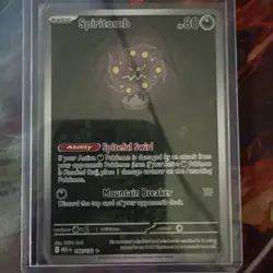 Pokemon TCG Spiritomb 148/132 Mega Evolution Illustration Rare Card NM Condition - Image 1