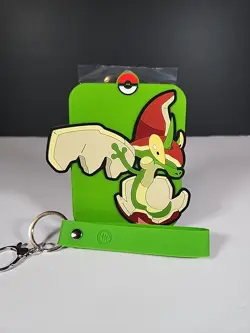 Pokemon TCG Card Display Key Chain Flapple - Image 1