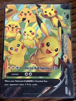 Pikachu V-Union SWSH142 SWSH: Sword & Shield Promo Cards Holo - Image 1