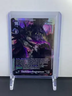 Digimon Card Game DarknessBagramon Super Rare Sinister Order EX10-059 SR - Image 1