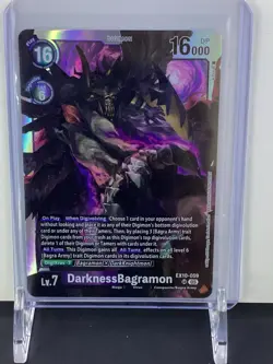 Digimon Card Game DarknessBagramon Super Rare Sinister Order EX10-059 SR - Image 3