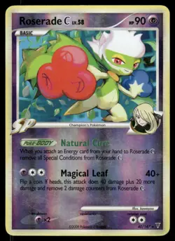 Pokemon Cards Roserade C 40/147 Reverse Holo Supreme Victors Rare MP - Image 1