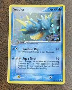 Seadra 48/109 EX Team Rocket Returns (Stamped) Uncommon Holo Pokemon Card - Image 1