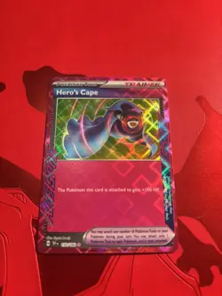 Pokemon TCG Hero's Cape Ace Spec Temporal Forces Card 152/162 NM/M Condition - Image 1