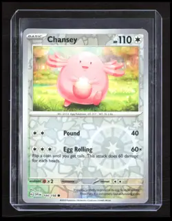 Chansey 144/198 Reverse Holo Scarlet & Violet Base Set Pokemon tcg CB-2-1-C-10 - Image 1