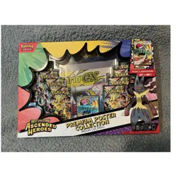 Pokemon TCG Ascended Heroes Premium Poster Collection Mega Lucario ex Box - Image 1