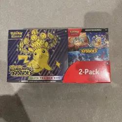 Pokemon TCG Surging Sparks ETB & Booster Bundle Costco Exclusive Sealed - Image 1