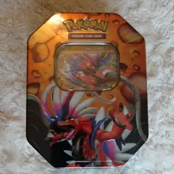 Pokemon TCG: Slashing Legends Tin Koraidon EX - Brand New & Factory Sealed - Image 1