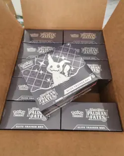 SEALED CASE - 10x Paldean Fates Elite Trainer Box (ETB) Pokemon TCG: SV4.5 - Image 1