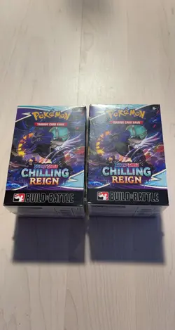2 Sealed Pokemon TCG Build&Battle Boxes - Chilling Reign Set - Image 1