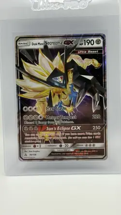 Pokemon TCG Dusk Mane Necrozma GX Holo Card 90/156 Sun And Moon Ultra Prism - Image 1