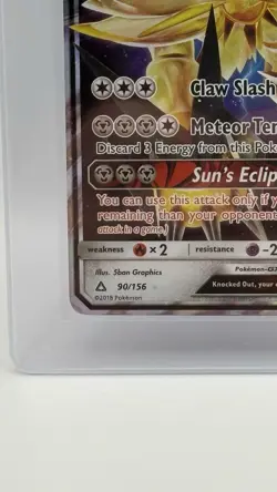 Pokemon TCG Dusk Mane Necrozma GX Holo Card 90/156 Sun And Moon Ultra Prism - Image 4