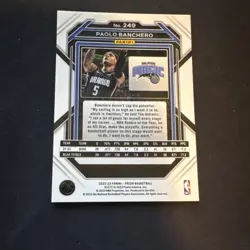 Panini Prizm 2022-23 Paolo Banchero Rookie #249 Orlando Magic Basketball Card - Image 2