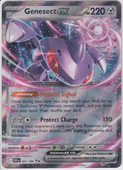 Genesect ex 067/086 Sv: Black Bolt Holo Double Rare Pokemon NM/MINT - Image 1