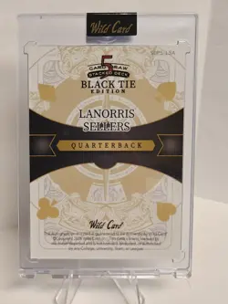 2026 Wild Card Card Draw 5 Stacked Deck LaNorris Sellers 1/1 Auto South... - Image 2