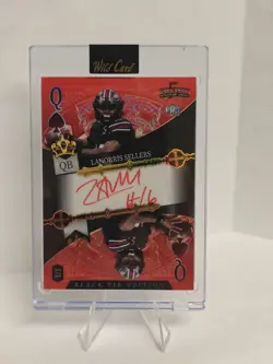 2026 Wild Card Card Draw 5 Stacked Deck LaNorris Sellers 1/1 Auto South... - Image 3