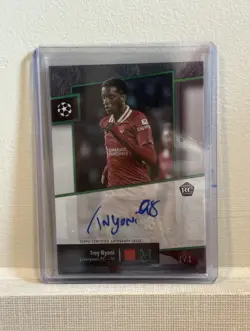 Trey Nyoni Rookie Auto 1/1 - Topps Museum Collection 2025 Liverpool 1 of 1 RC - Image 1