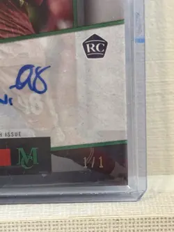 Trey Nyoni Rookie Auto 1/1 - Topps Museum Collection 2025 Liverpool 1 of 1 RC - Image 2