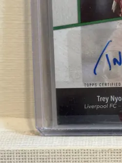 Trey Nyoni Rookie Auto 1/1 - Topps Museum Collection 2025 Liverpool 1 of 1 RC - Image 4