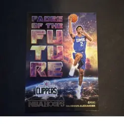 Panini 2018-19 NBA Hoops Faces of the Future Rookie #11 Shai Gilgeous-Alexander… - Image 1