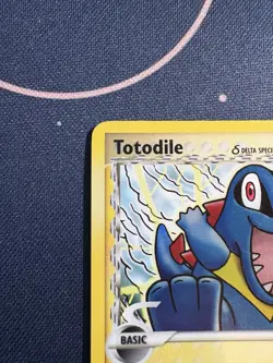 Totodile 67/101 Pokemon 2006 Dragon Frontiers Reverse Holo Stamped LP - Image 5