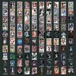Football Card Lot 100 Cards HOF Star Rookie RC Randy Moss New England Patriots - Image 1