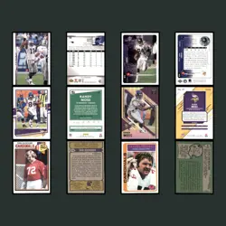 Football Card Lot 100 Cards HOF Star Rookie RC Randy Moss New England Patriots - Image 3