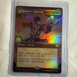1x Redirect Lightning - Showcase - Foil NM-Mint, English Avatar: The Last Airben - Image 1