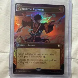 1x Redirect Lightning - Showcase - Foil NM-Mint, English Avatar: The Last Airben - Image 3