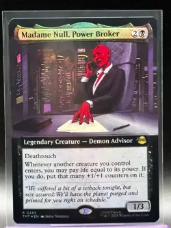 Madame Null, Power Broker (Extended Art) [Teenage Mutant Ninja Turtles] Foil - Image 1