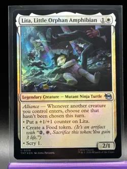 MTG Teenage Mutant Ninja Turtles Lita, Little Orphan Amphibian Foil 0019 - Image 1