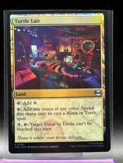 MTG - Turtle Lair (Foil) - Teenage Mutant Ninja Turtles - Image 1
