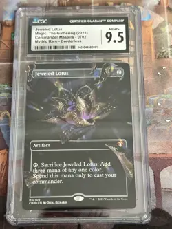 Jeweled Lotus (Borderless) Commander Masters Cgc 9.5 - Image 1