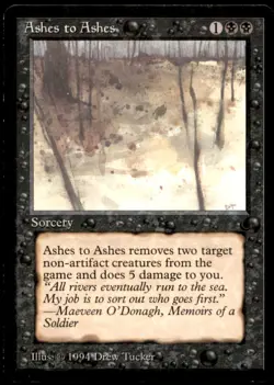 Ashes to Ashes LP Light Play The Dark MTG [6165] - Image 1