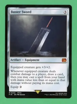 MTG Buster Sword Mythic Rare (Final Fantasy) 0255 - Image 1