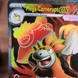 Mega Camerupt ex - Ultra Rare - Me01: Mega Evolution 156/132 Holo Pokemon NM-MT - Image 2