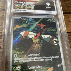 Pokemon TCG Yanma Destined Rivals 183/182 Illustration Rare Edition Ace 9 Mint - Image 2