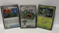 Pokemon Teal Mask Ogerpon ex SVP 166 + Ogerpon 024 + Ogre’s Mask 159 Lot NM - Image 1